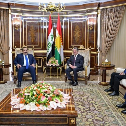 السامرائي ومسرور بارزاني يؤكدان أهمية التنسيق بين بغداد وأربيل