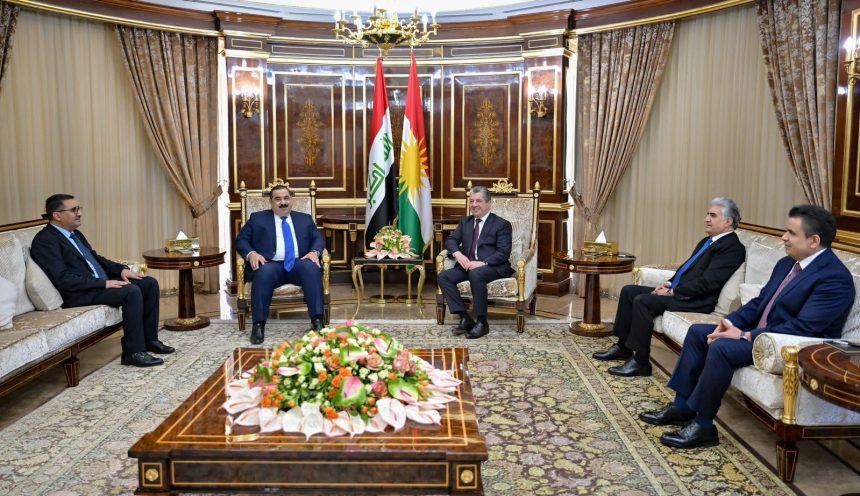 السامرائي ومسرور بارزاني يؤكدان أهمية التنسيق بين بغداد وأربيل