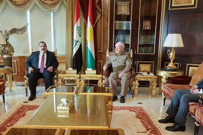 السامرائي يلتقي مسعود بارزاني في أربيل ويبحثان تطورات المرحلة السياسية