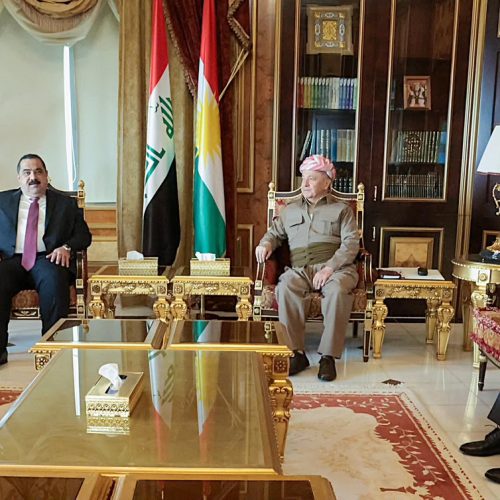 السامرائي يلتقي مسعود بارزاني في أربيل ويبحثان تطورات المرحلة السياسية