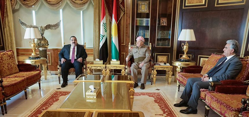السامرائي يلتقي مسعود بارزاني في أربيل ويبحثان تطورات المرحلة السياسية