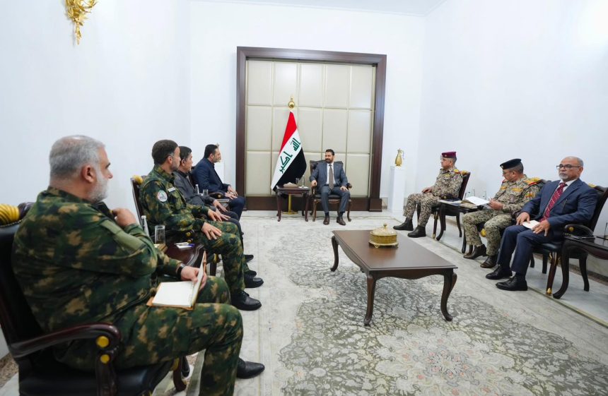 الزيدي لوفدي العصائب وكتائب الإمام علي: العراق يشهد تحولاً مهماً والمرحلة الحالية مرحلة بناء وإعمار