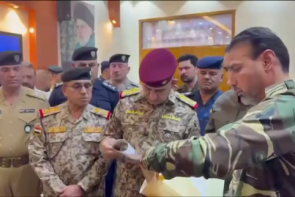 المحمداوي يستلم بيانات مقاتلي سرايا السلام