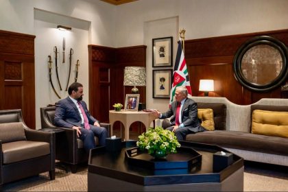 ‏رئيس البرلمان وملك الأردن يؤكدان أهمية تعزيز العلاقات بين البلدين بمختلف المجالات