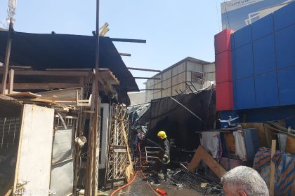 الدفاع المدني يخمد حريقاً في الكرادة وينقذ ثلاثة مصابين