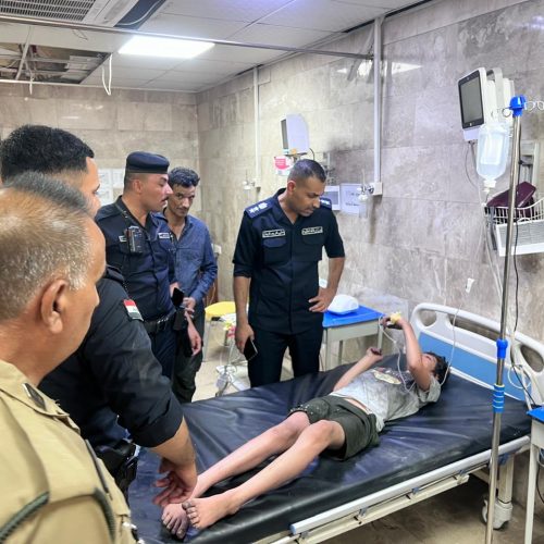 الدفاع المدني ينقذ شخصين ويخمد حريقاً في حي الجهاد جنوب غربي بغداد