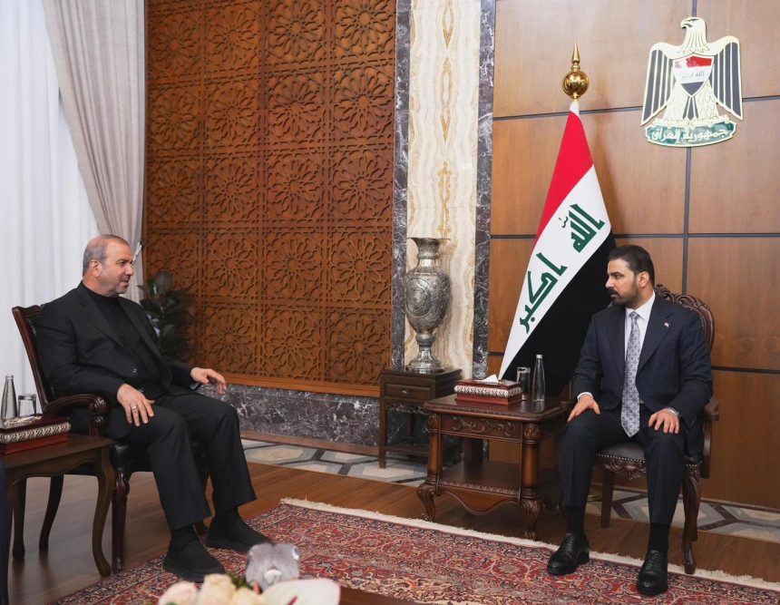 الزيدي للسفير الإيراني: نرحب باتفاق وقف إطلاق النار وندعم الجهود المبذولة لمنع استمرار الصراع