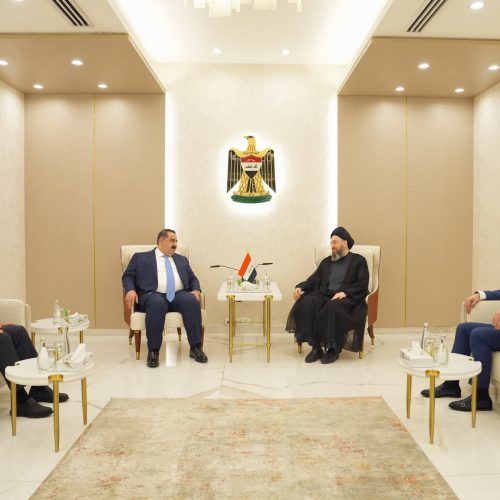 السامرائي والحكيم يبحثان مستجدات المشهد السياسي في البلاد