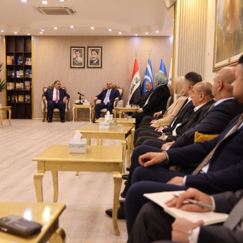السامرائي يزور مقر الجبهة التركمانية في كركوك ويؤكد أهمية الشراكة الوطنية