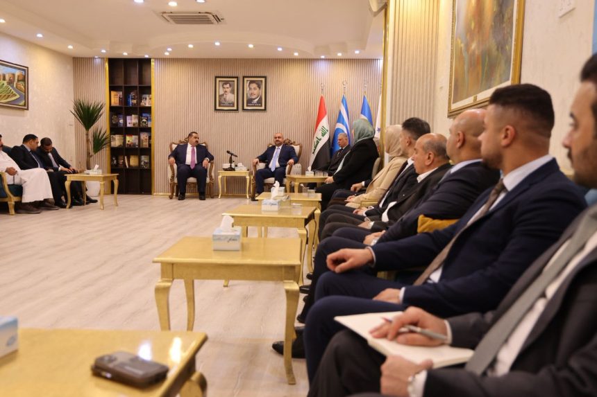 السامرائي يزور مقر الجبهة التركمانية في كركوك ويؤكد أهمية الشراكة الوطنية