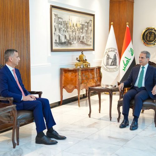 رئيس مجلس القضاء الأعلى يبحث مع محافظ البنك المركزي الجديد تعزيز الاستقرار المالي ودعم الإجراءات القانونية