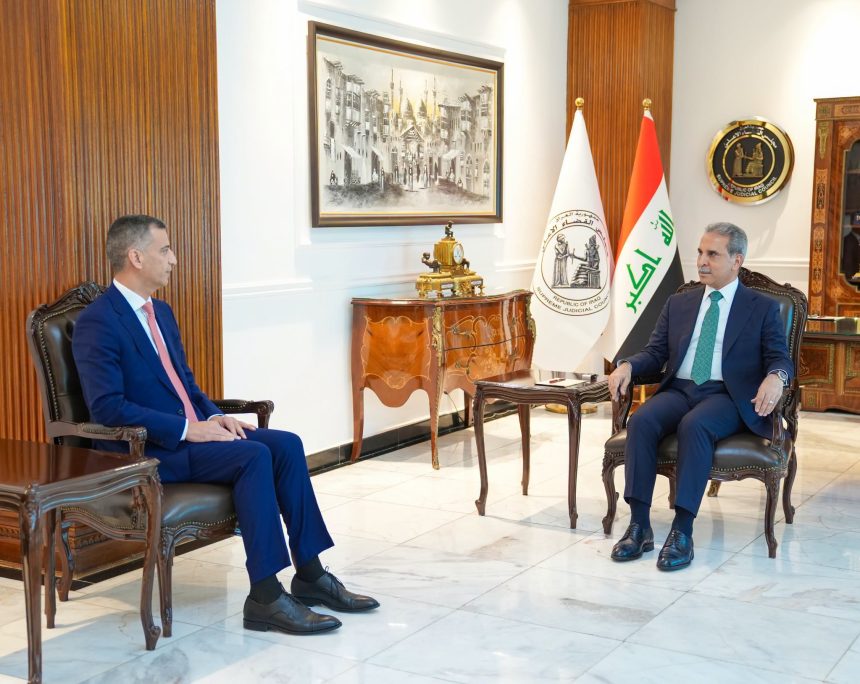 رئيس مجلس القضاء الأعلى يبحث مع محافظ البنك المركزي الجديد تعزيز الاستقرار المالي ودعم الإجراءات القانونية