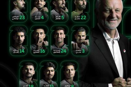 تشكيلة المنتخب الوطني العراقي لمواجهة فرنسا في كأس العالم