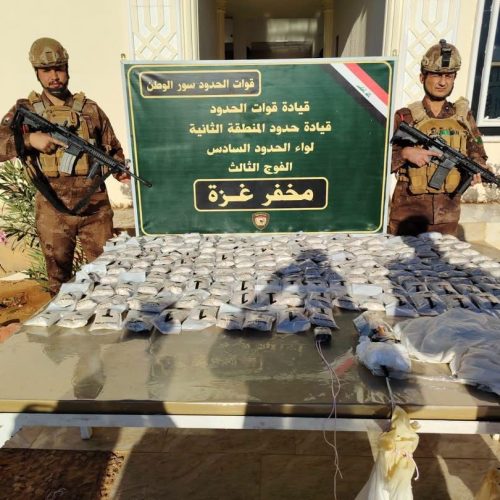 قوات الحدود تحبط محاولة تهريب 34 كغم من المخدرات بواسطة بالون هوائي في طريبيل