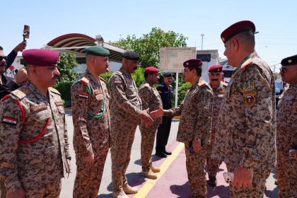 رئيس أركان الجيش يصل الى قاطع عمليات كربلاء