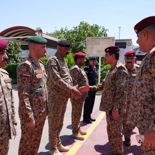 رئيس أركان الجيش يصل الى قاطع عمليات كربلاء