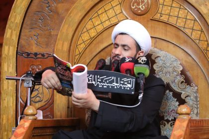 بالصور.. الحرم الحسينيّ يحيي مجلس قراءة القصة الكاملة لاستشهاد الإمام الحسين (ع)