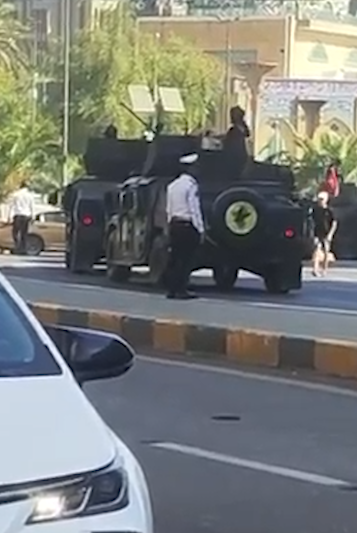 بالفيديو.. انتشار قوات مكافحة الإرهاب في ساحة الخلاني نزولاً من جسر السنك وسط بغداد