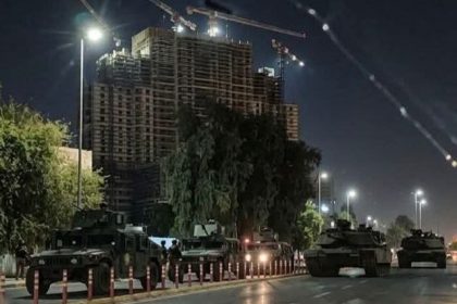 بالفيديو.. انتشار أمني كثيف داخل المنطقة الخضراء وسط بغداد