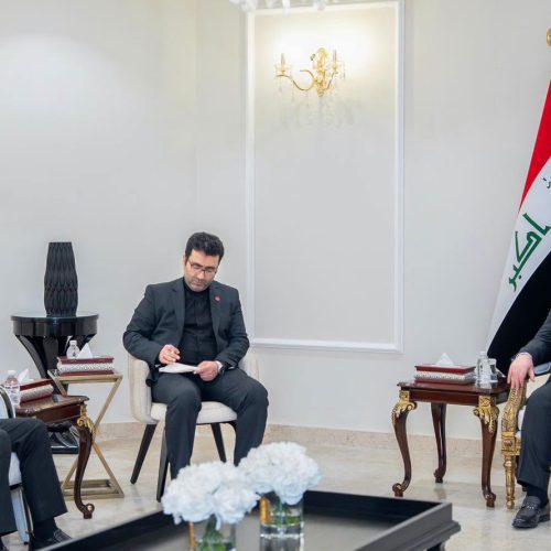 رئيس البرلمان يبحث مع وزير الخارجية الايراني الاتفاق الاخير بين طهران وواشنطن
