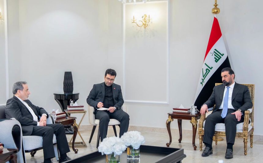 رئيس البرلمان يبحث مع وزير الخارجية الايراني الاتفاق الاخير بين طهران وواشنطن