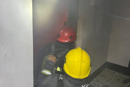 إخماد حريق اندلع في أحد أقسام جامعة الأنبار