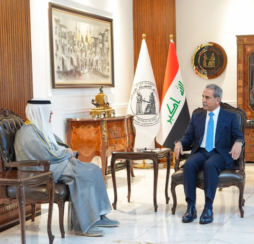 رئيس مجلس القضاء الأعلى والبديوي يبحثان التعاون بين العراق ودول مجلس التعاون الخليجي بالمجالات القضائية