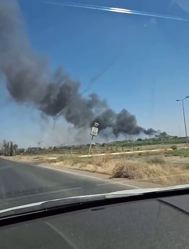 مطار بغداد: الحريق المتداول عبر صفحات التواصل بعيد عن منشآت التشغيلية وتم اخماده
