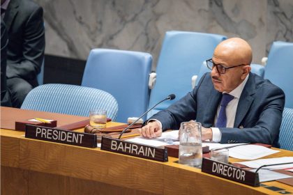 ‏وزير خارجية البحرين يدعو مجلس الأمن الدولي إلى التأكيد على إدانة الهجمات الإيرانية