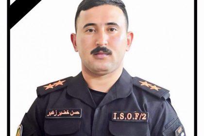 جهاز مكافحة الإرهاب ينعى ضابطاً برتبة ملازم استشهد أثناء الاشتباكات مع داعش الإرهابي في كركوك