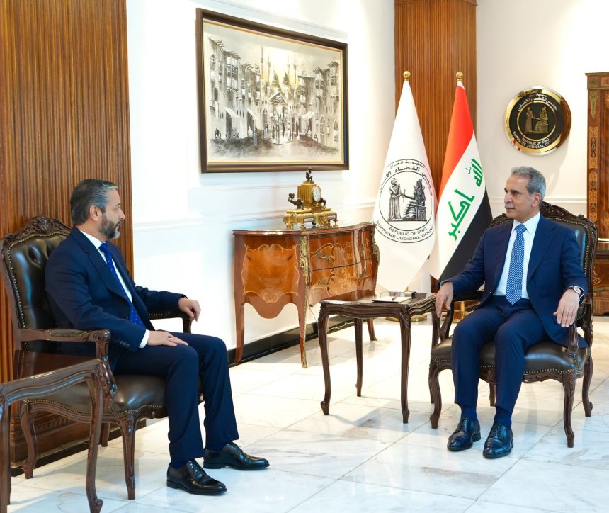 رئيس مجلس القضاء الأعلى يبحث مع العبودي توثيق تاريخ القضاء العراقي ضمن نشاطات بيت الحكمة
