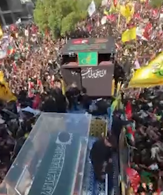 بالفيديو.. التشييع الشعبي للسيد علي الخامنئي في النجف