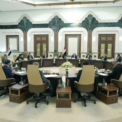 ائتلاف ادارة الدولة يطلع على اهداف زيارة الزيدي الى واشنطن ويؤكد دعم جهود مكافحة الفساد وحصر السلاح