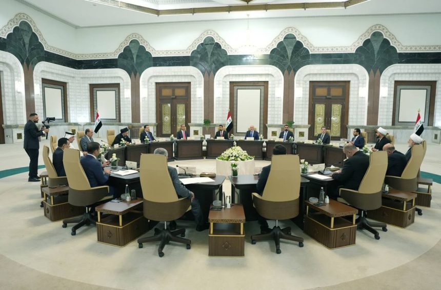 ائتلاف ادارة الدولة يطلع على اهداف زيارة الزيدي الى واشنطن ويؤكد دعم جهود مكافحة الفساد وحصر السلاح