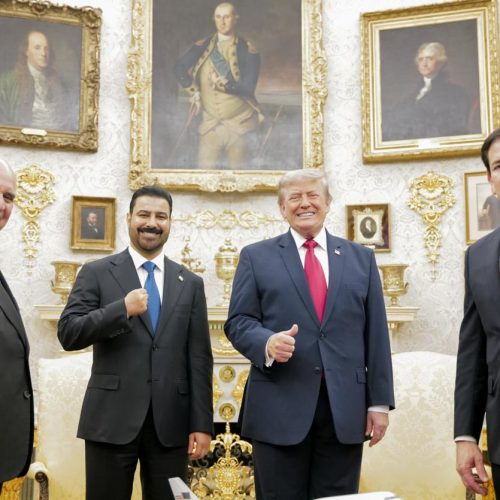 ترامب: تربطنا علاقة ممتازة مع رئيس وزراء العراق علي الزيدي