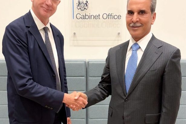 رئيس مجلس القضاء الأعلى ومستشار الأمن القومي البريطاني يبحثان التعاون بمجال مكافحة الإرهاب والجريمة المنظمة