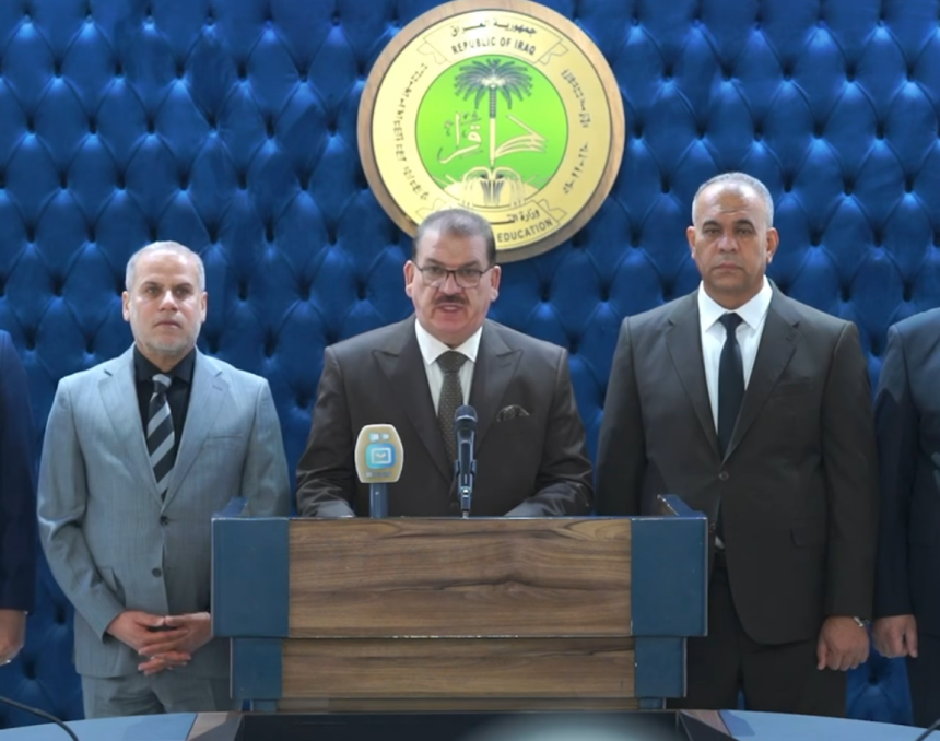 وزير التربية يعلن نتائج السادس الإعدادي: (275) طالباً وطالبة حققوا الدرجة الكاملة في الفرع العلمي