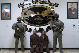 أمن الحشد الشعبي يطيح بمتهمين اثنين بتجارة المواد المخدرة في بغداد