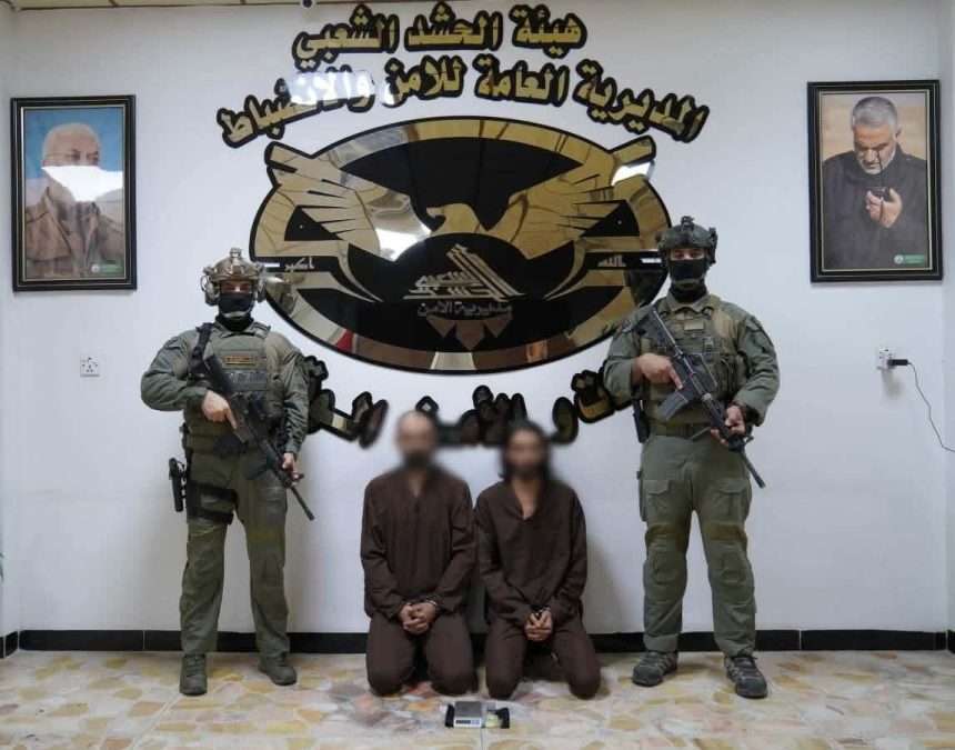 أمن الحشد الشعبي يطيح بمتهمين اثنين بتجارة المواد المخدرة في بغداد
