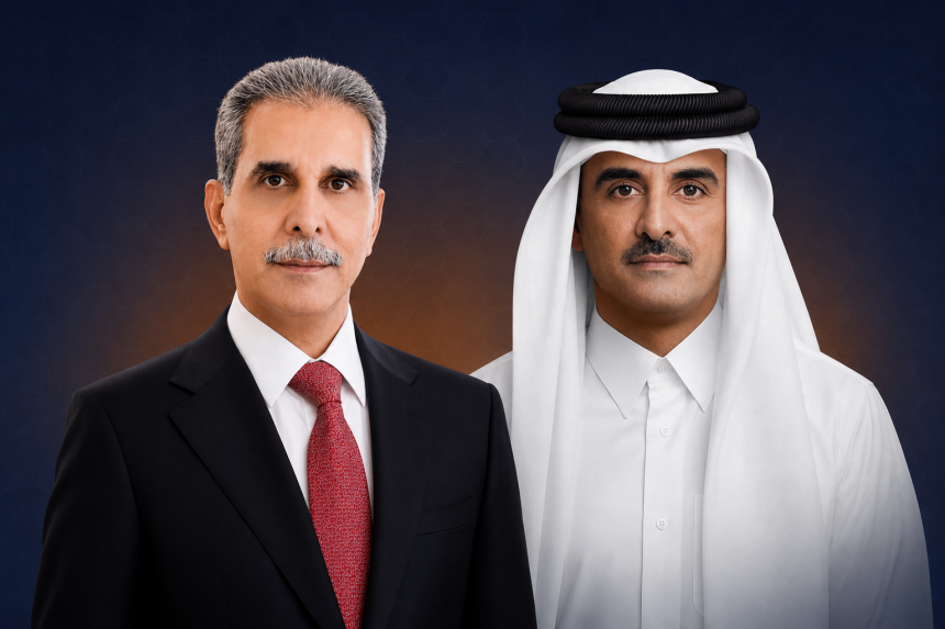 رئيس مجلس القضاء الأعلى يعزي أمير دولة قطر بوفاة والده الشيخ حمد بن خليفة آل ثاني