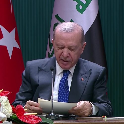 الرئيس التركي: نسعى إلى حل مسألة المياه مع العراق بطريقة عقلانية