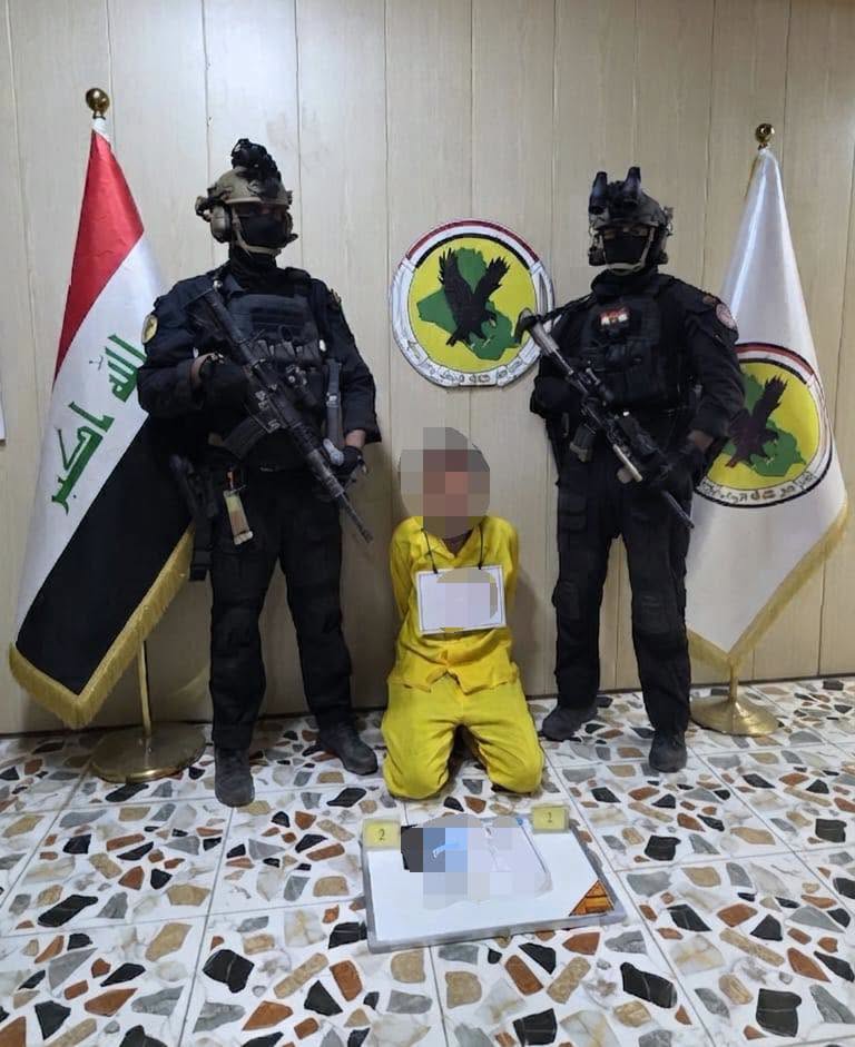 جهاز مكافحة الإرهاب يطيح بالإرهابي المكنى بـ"أبو نور" غربي بغداد