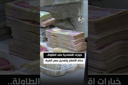 خيارات اقتصادية على الطاولة.. حذف الأصفار وتعديل سعر الصرف