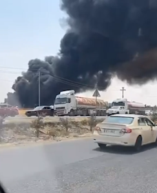 دون معرفة الأسباب.. اندلاع حريق بمستودعات نفط في منطقة "شمامك" بأربيل