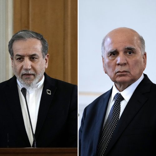 ‏وزير الخارجية يبحث مع نظيره الإيراني تطورات الأوضاع في مضيق هرمز وآفاق التهدئة الاقليمية