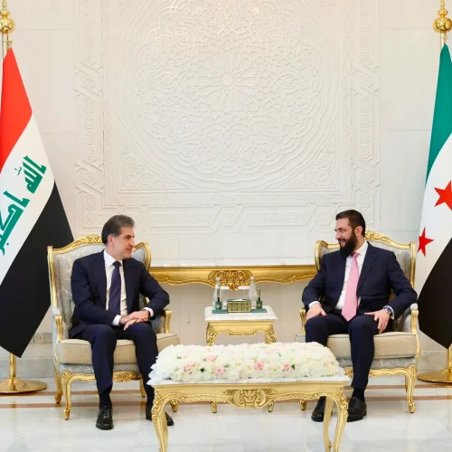 نيجيرفان بارزاني يدعو أحمد الشرع لزيارة بغداد وإقليم كردستان