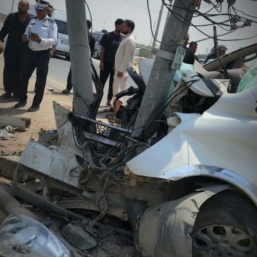 بينهم امرأة.. مصرع وإصابة 6 زائرين بحادث سير في الديوانية