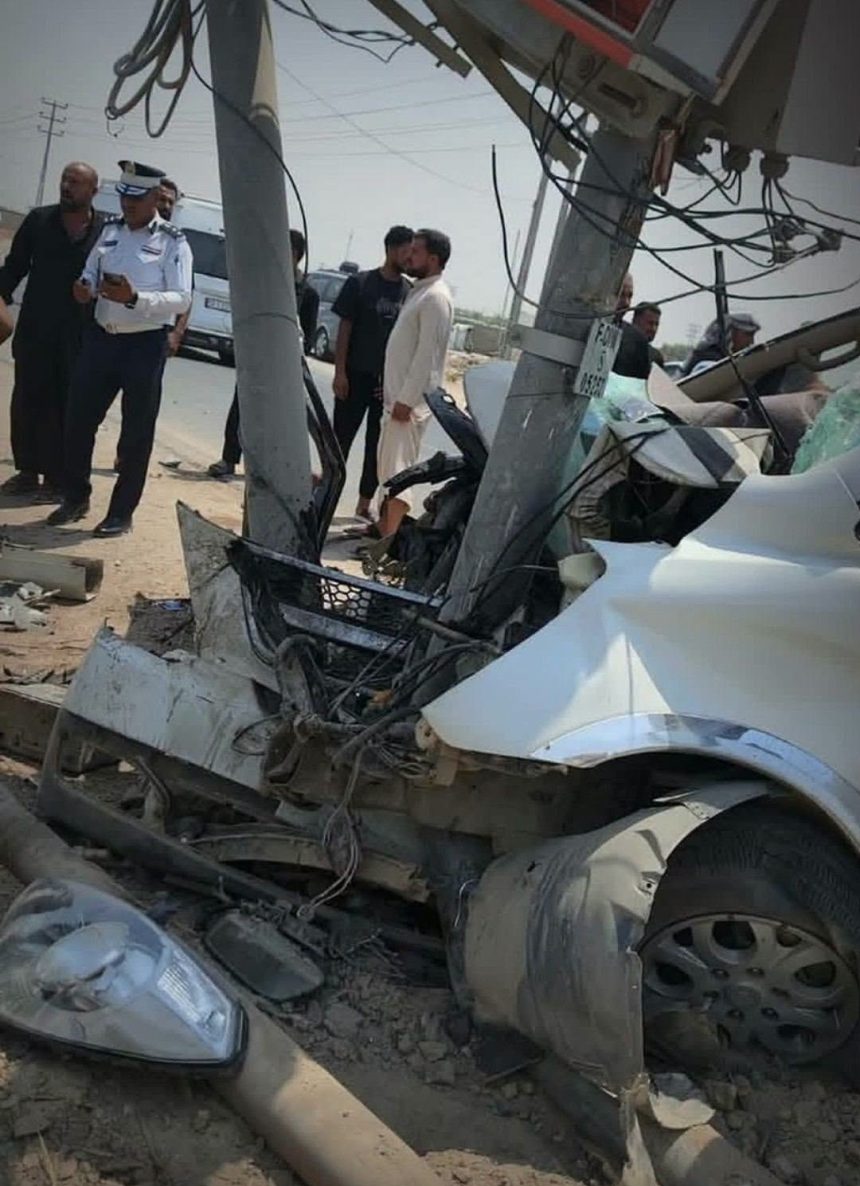 بينهم امرأة.. مصرع وإصابة 6 زائرين بحادث سير في الديوانية
