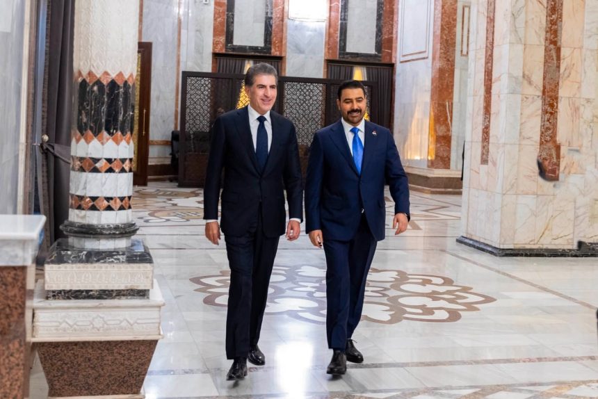 نيجيرفان بارزاني يؤكد للزيدي دعم اقليم ‏كردستان لإنجاح تنفيذ البرنامج الحكومي