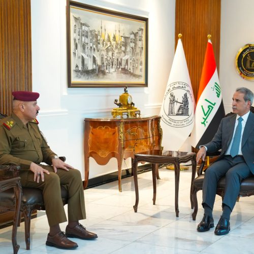 القاضي زيدان والشمري يبحثان الإجراءات التي تضمن تحقيق سيادة القانون ودعم الاستقرار الأمني